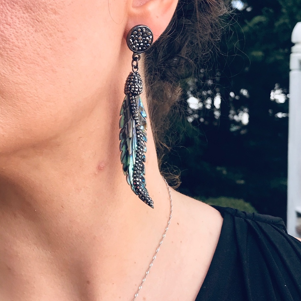 Abalone Earring,Stud Drop Dangle Earrings - image 2